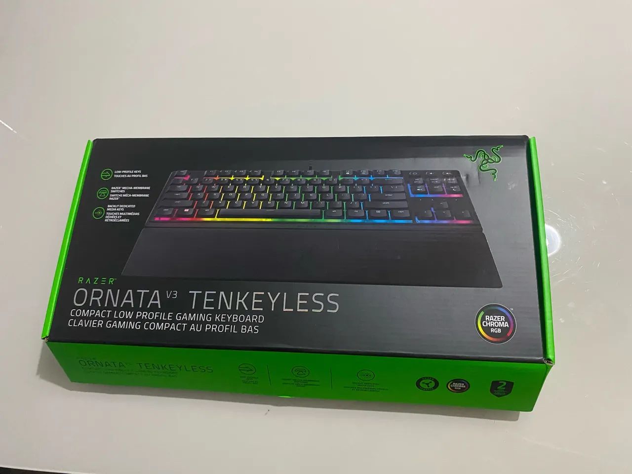 Kit Razer Ornata V3 e Mousepad Dragon Lore