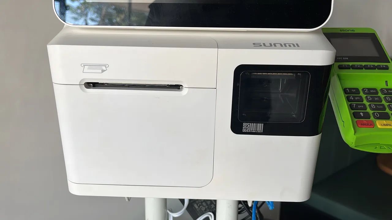 Totem SUNMI de autoatendimento com tela touch e impressora integrada  - Foto 2
