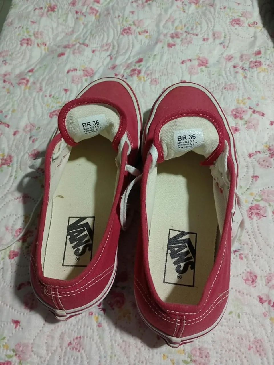 ? TÊNIS VANS AUTHENTIC CLASSIC - VERMELHO - Foto 5