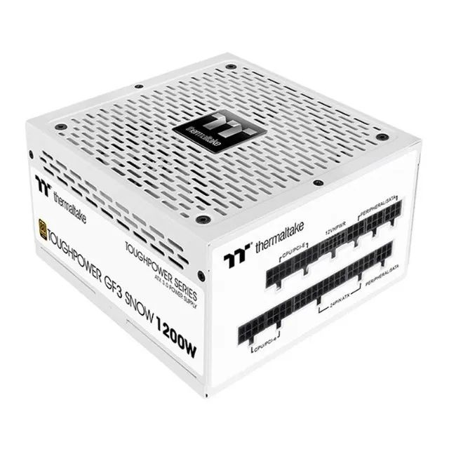 Fonte Thermaltake 1200 ToughPower GF3 Snow, 1200W, 80 Plus Gold, Branca, PS-TPD-1200FNFAGB