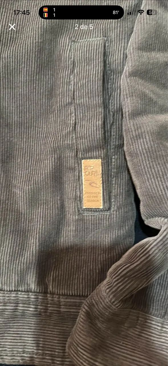 Jaqueta de veludo com pele da rip curl  - Foto 3