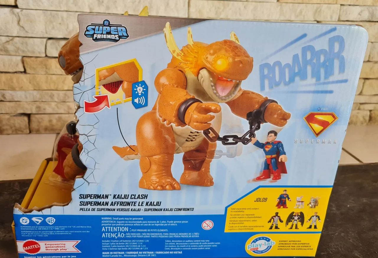 Superman e monstro imaginext  - Foto 3