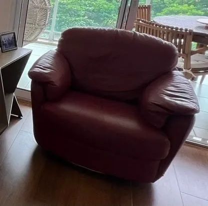 Poltrona Giratória e de balanço - Natuzzi