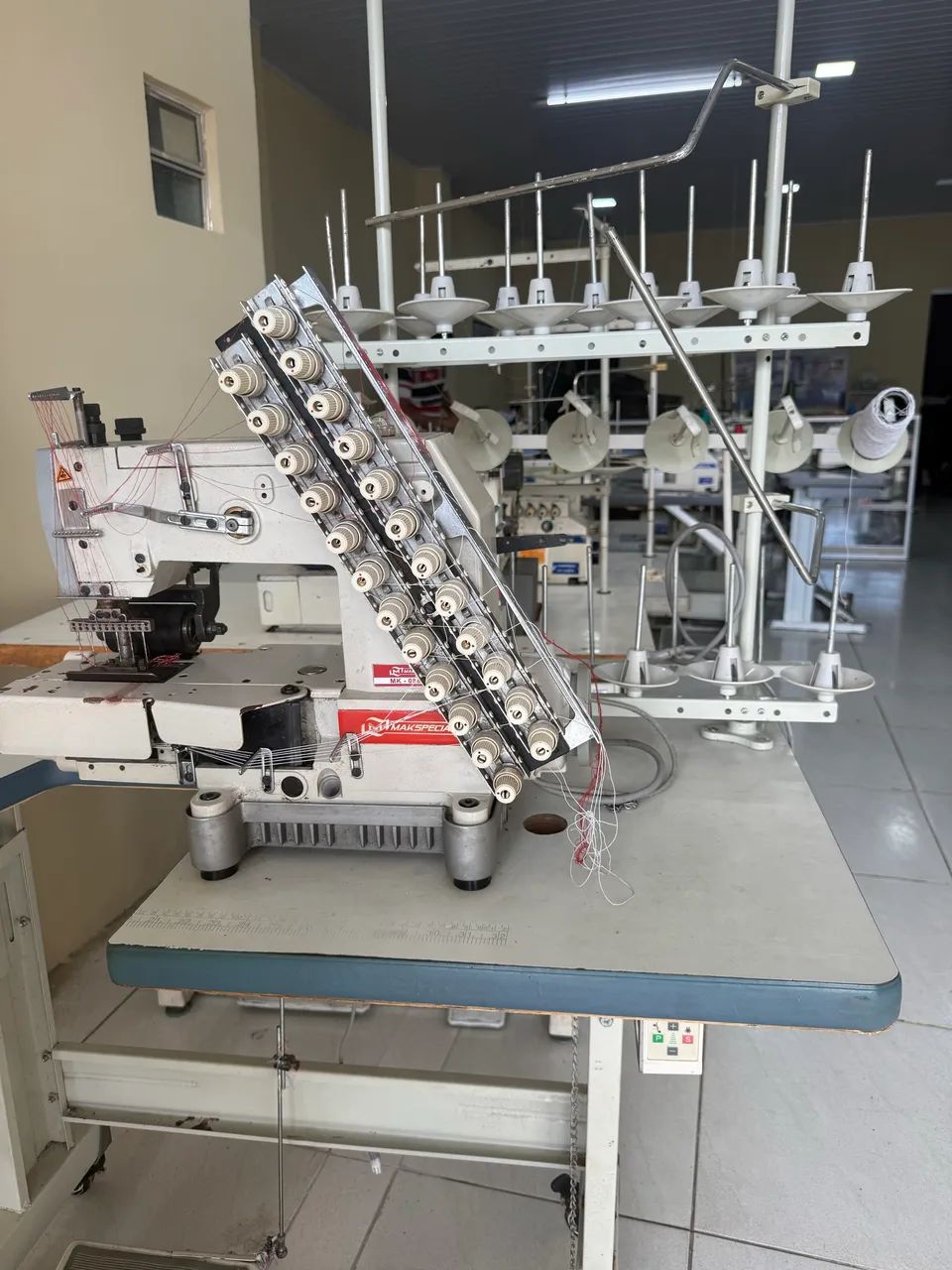 Máquina Elastiqueira Direct drive revisada