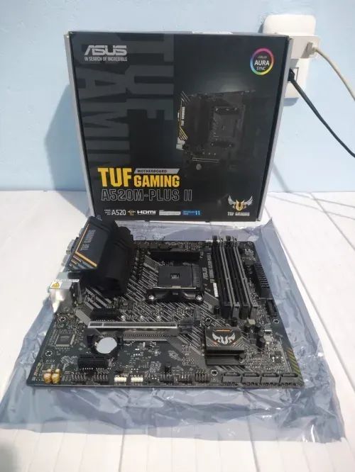 Placa-mãe ASUS TUF GAMING A520M-PLUS II - Foto 3