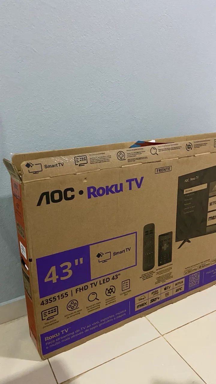 VENDO TV Roku 43 Polegadas (smart Tv) - Foto 4