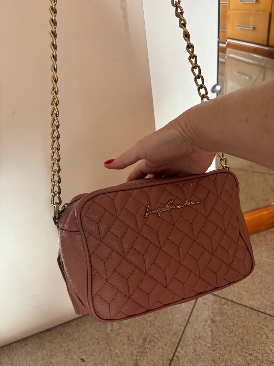 Bolsa em couro Luiza Barcelos - Foto 2