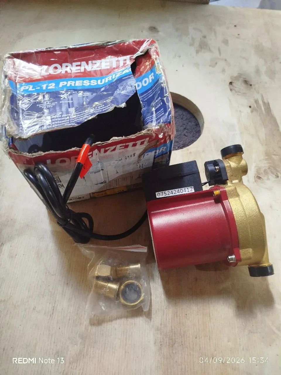 Aquecedor Lorenzetti PL12 novo - Foto 4