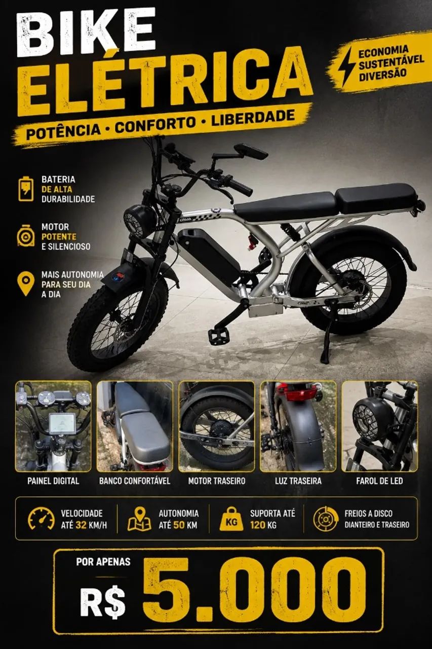 Bike Eletrica - Cavalleta Ae7