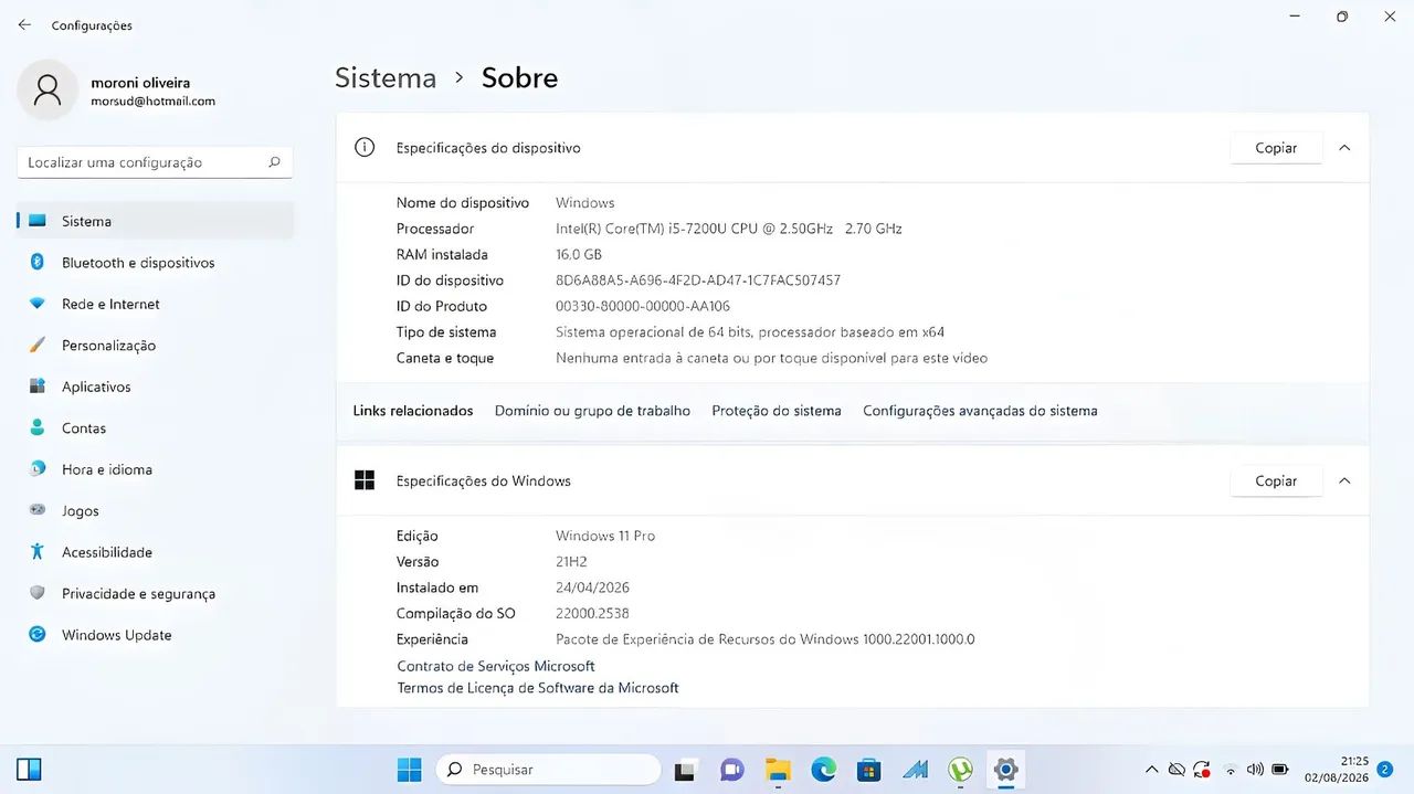 Notebook Lenovo ThinkPad