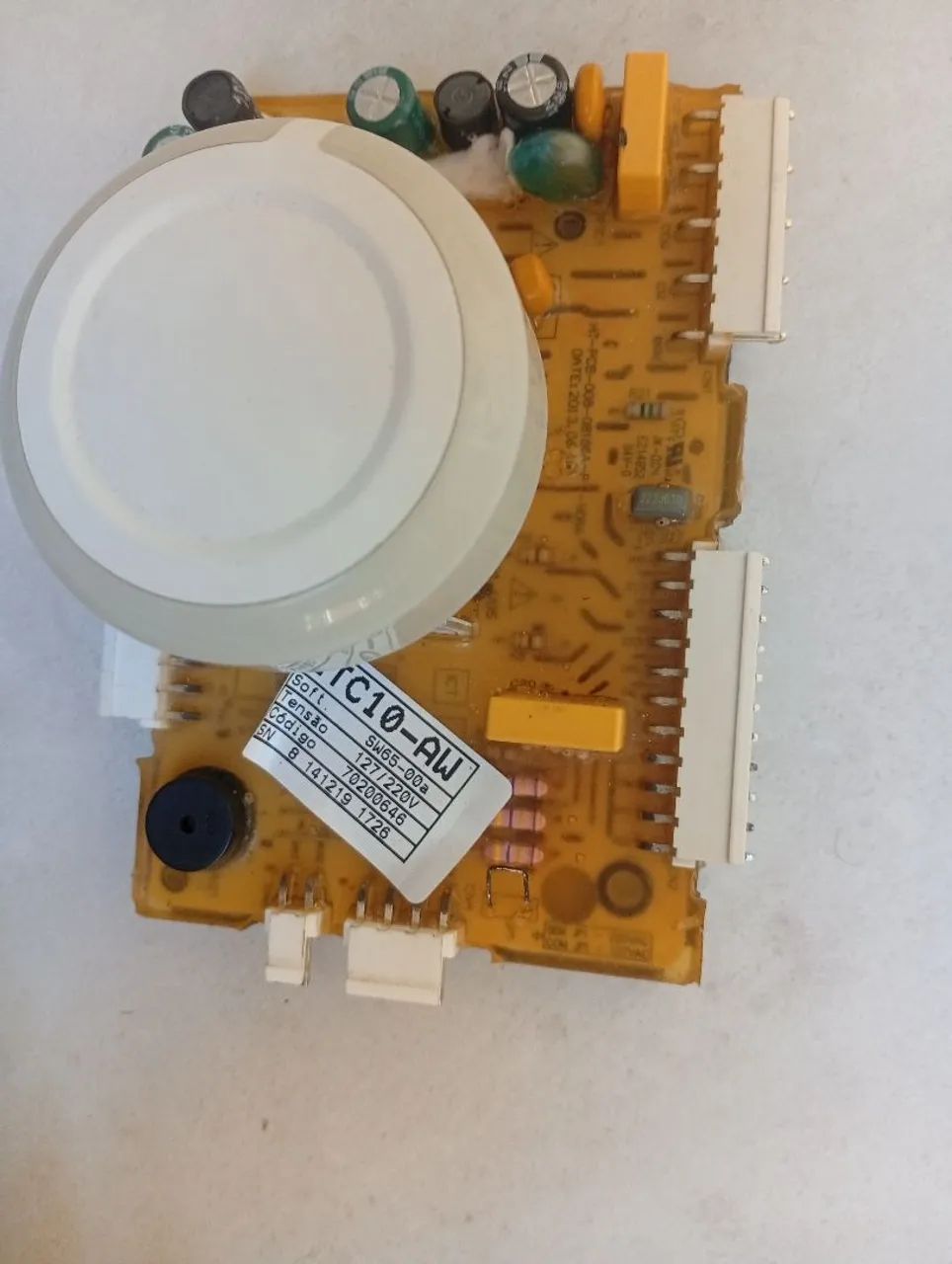 Kit placa de potência resinada e placa interface lavadora Eletrolux ltc10 todas(usadas)  - Foto 2