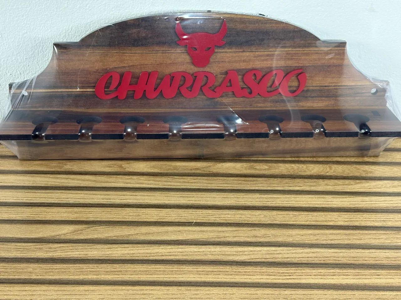 Suporte espeto churrasco 