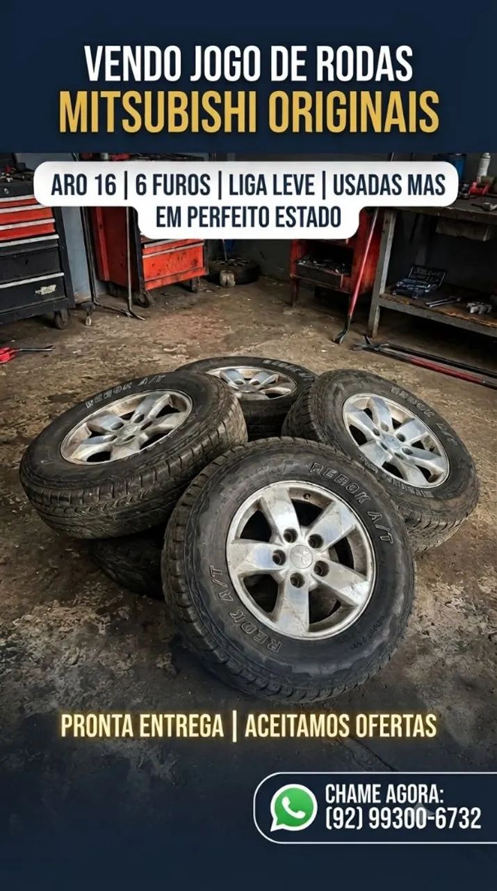 Pneus Aro16  original Mitsubishi 