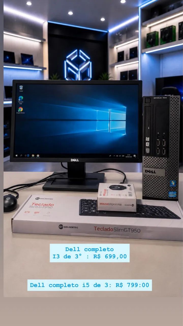 Computador completo i5, 1 ano de garantia 