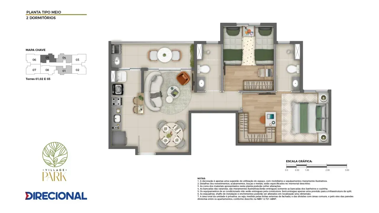PLANTA 53m²