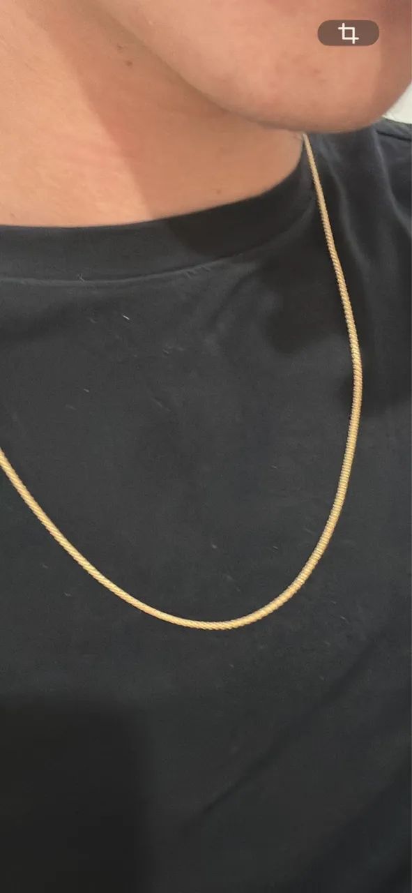 Corrente pipoca italiana 60cm,5.5g 75k. - Foto 2