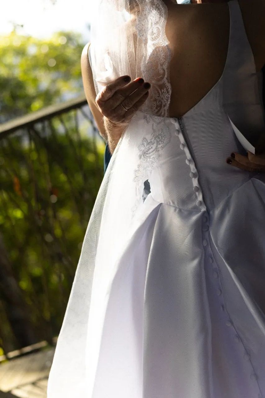Vestido de noiva minimalista classico - Foto 3
