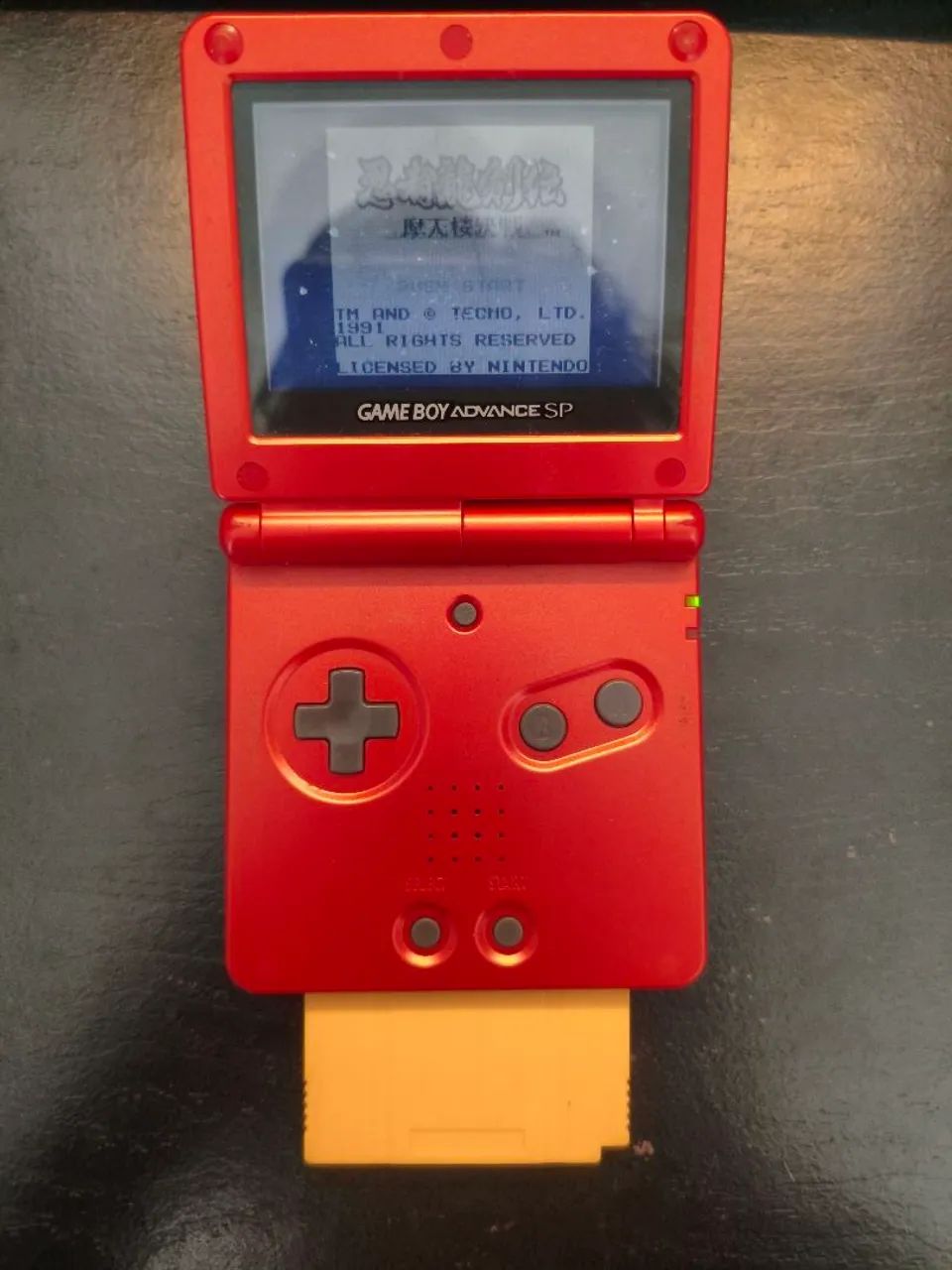 Gameboy Advance SP Vermelho com fonte  - Foto 4