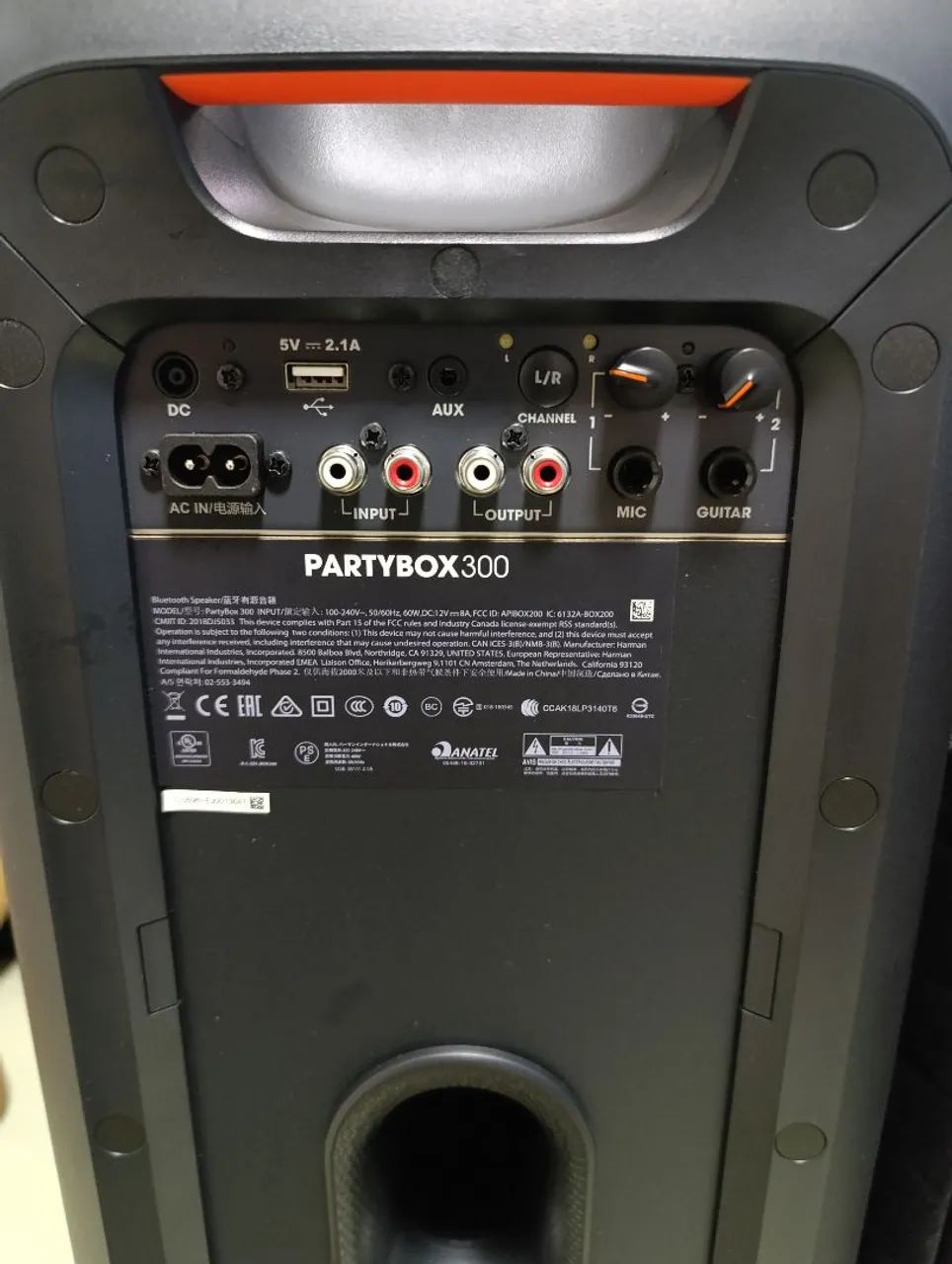 Caixa jbl Paty box 300 novinha com capa de proteção de brinde  - Foto 2