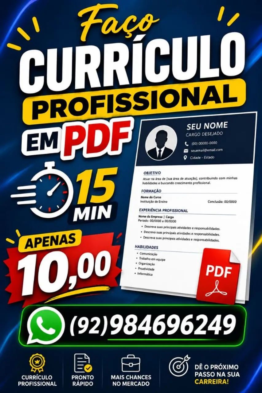 CURRÍCULO profissional