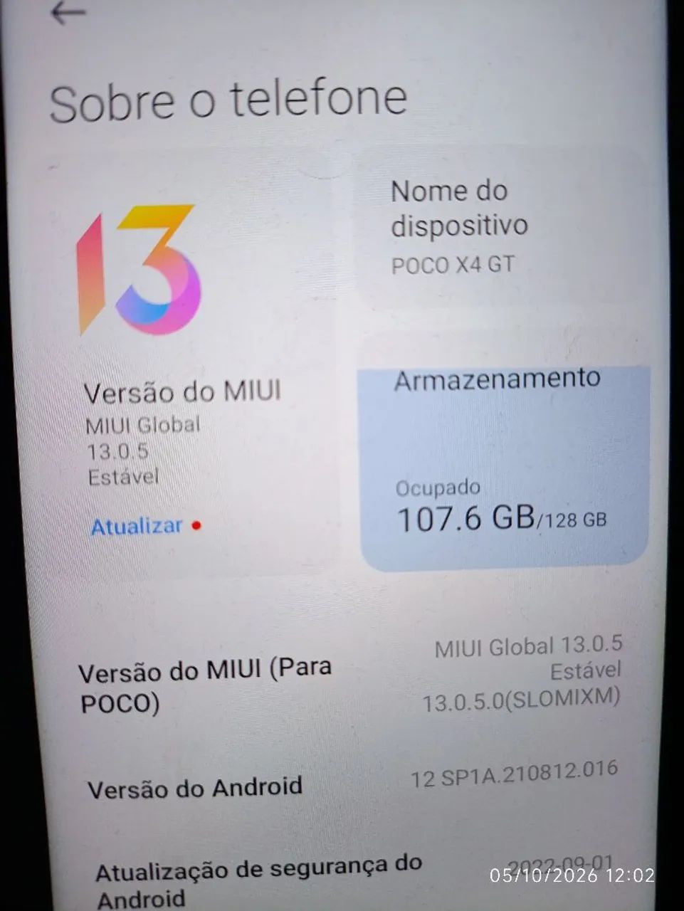 Celular Poço X4 GT 128gb usado. - Foto 5