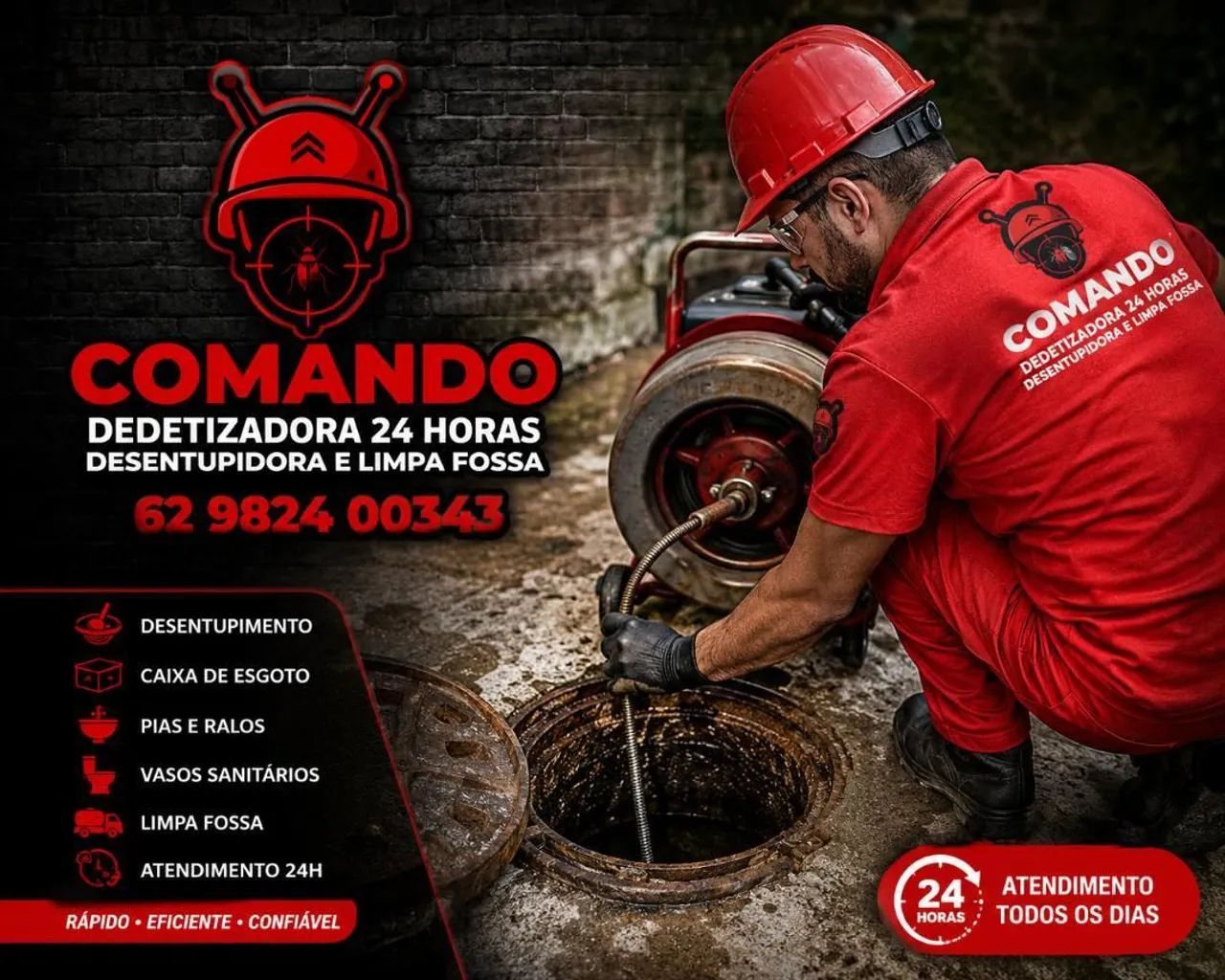 Desentupidor e Desentupidora 24 HORAS 