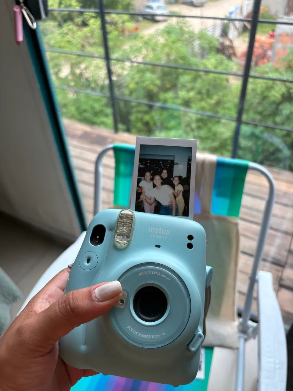 Câmera Fujifilm Instax Mini 11 blue - Somente Florianópolis  - Foto 4
