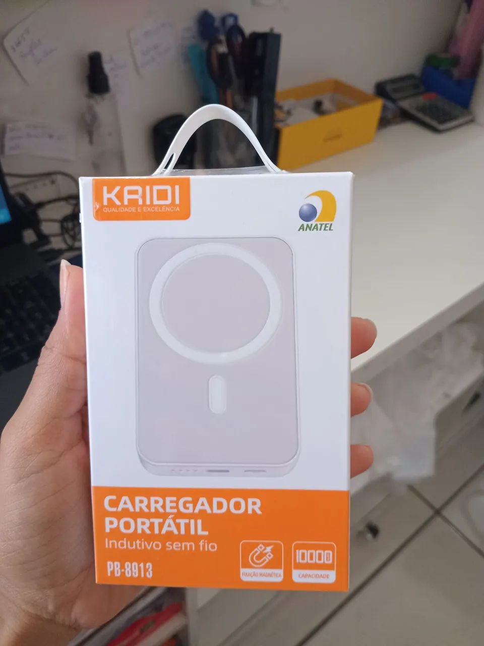 Power Bank 10000mah kaidi magnético 