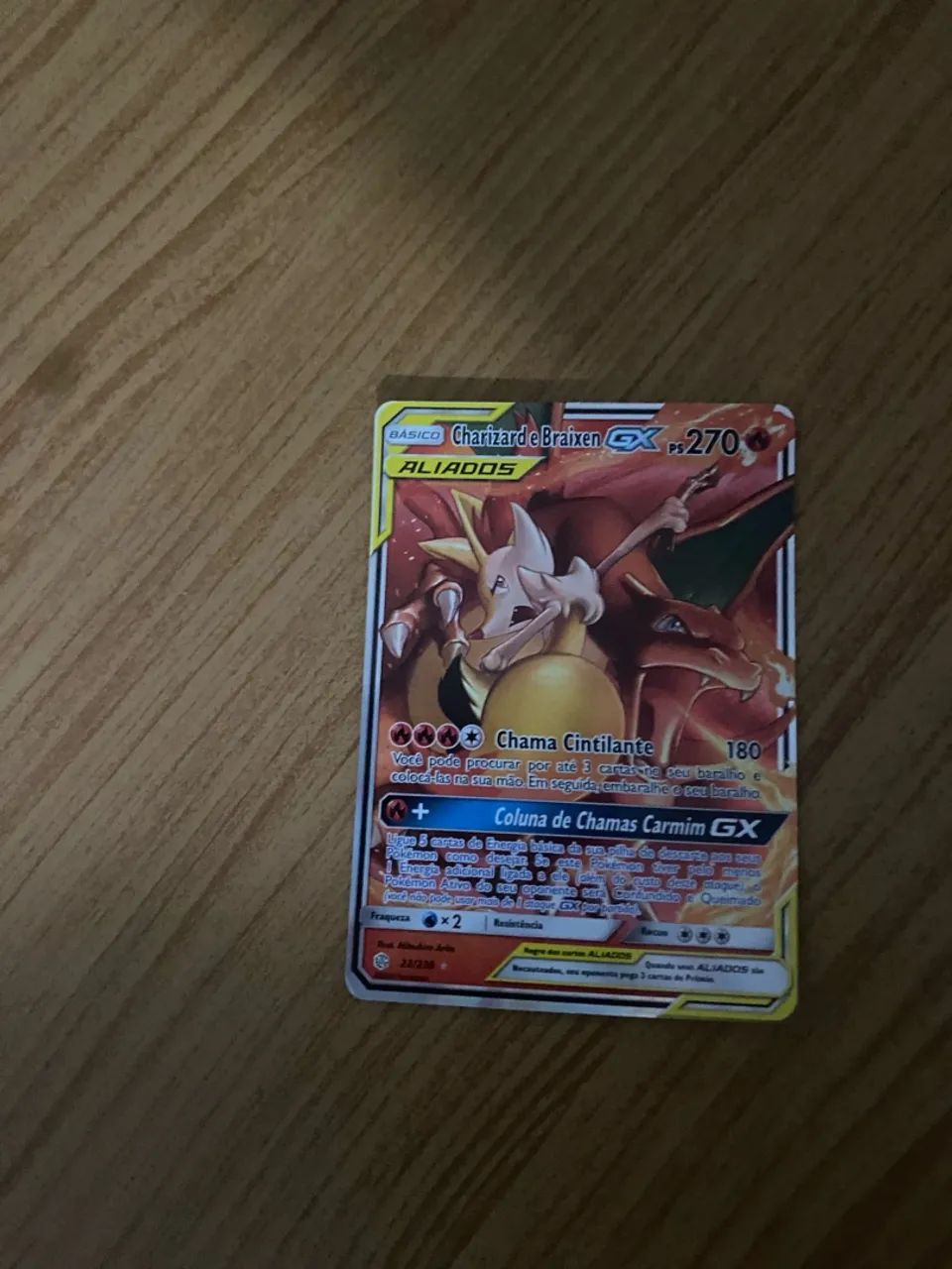 Carta Pokémon charizard e braixen  - Foto 3