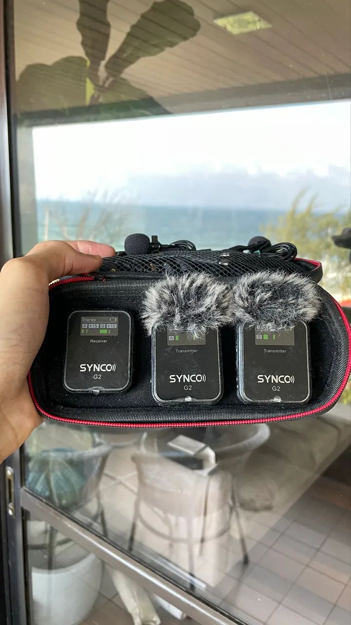 Microfone Sem Fio SYNCO G2 (A2) Duplo - Completo - Funcionando 100% - Foto 5