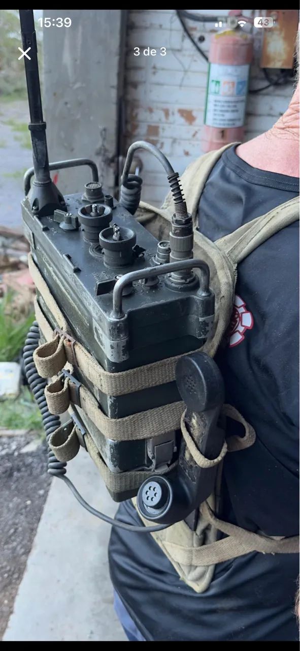 Rádio ERC 110 mochila militar exército - Foto 3