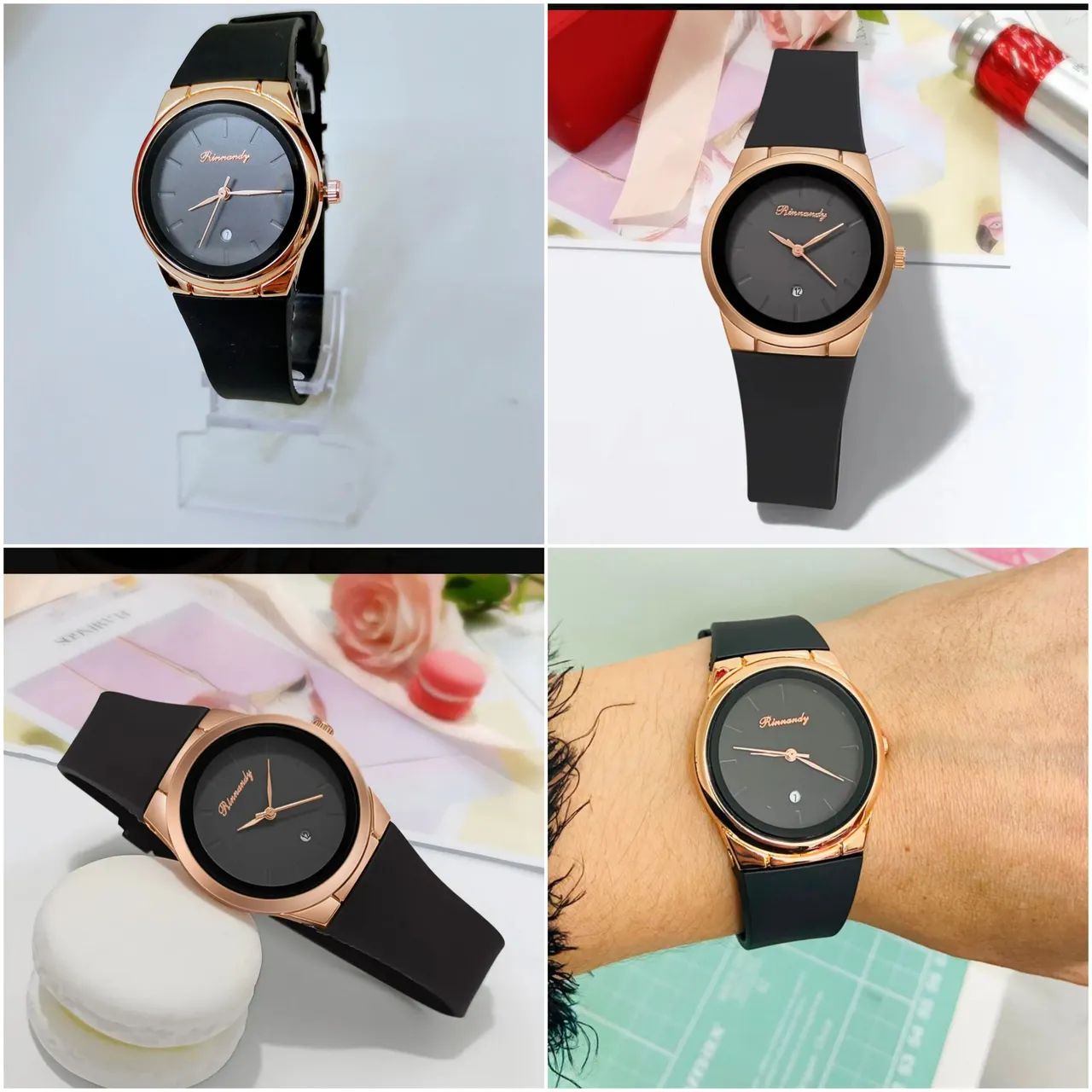 Relógio feminino minimalista 