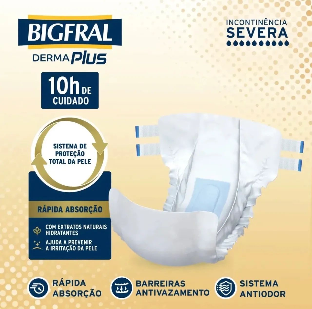Fralda Geriátrica Bigfral TAM G  - Foto 2