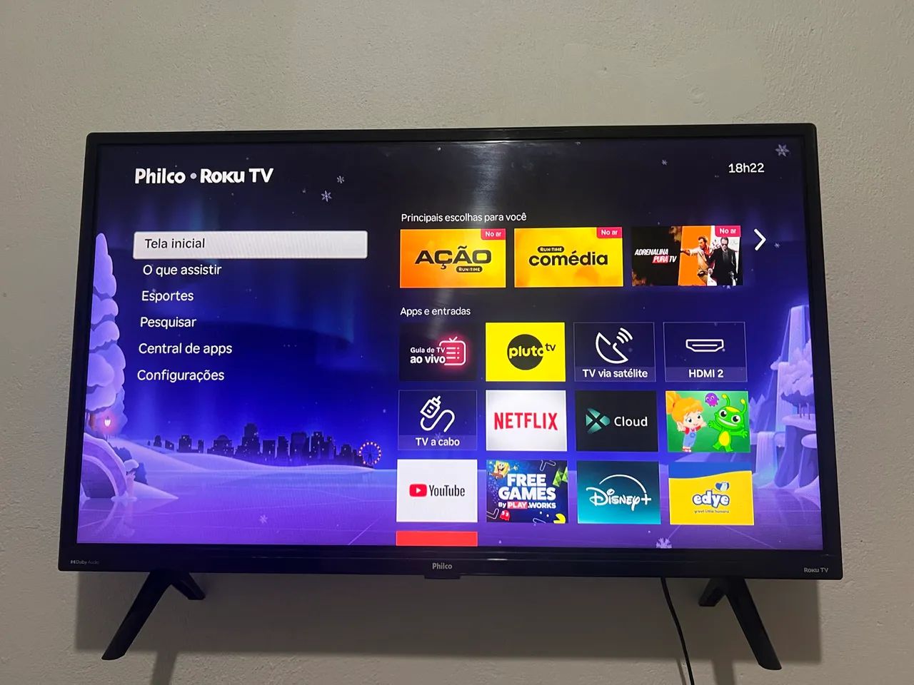 Tv Philco 32 polegadas smart sistema roku tv - Foto 4