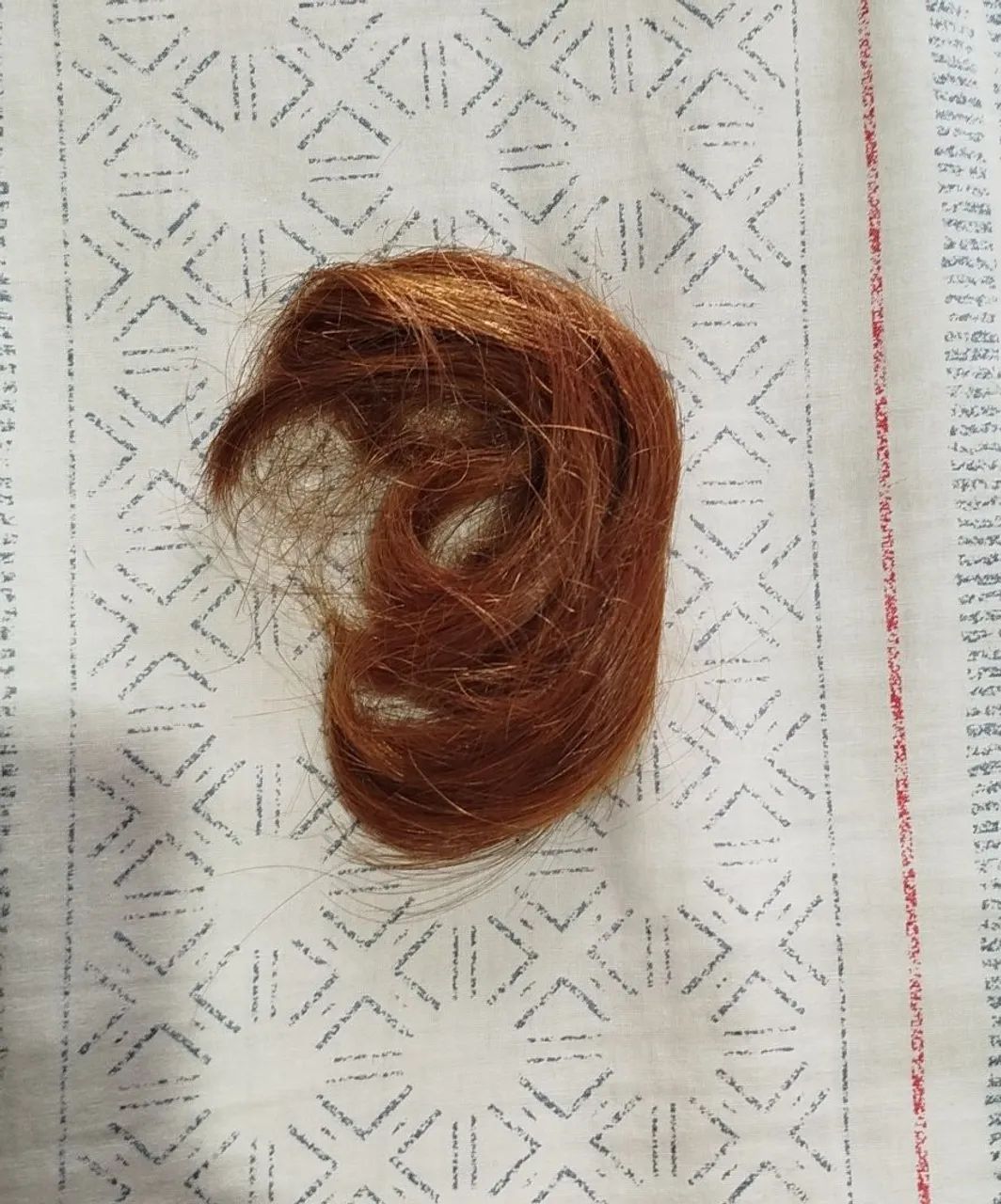 Cabelo humano natural acobreado 