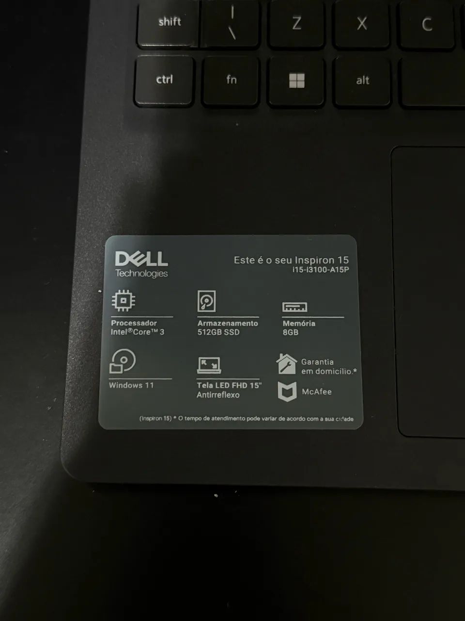 Vendo: Notebook Dell Inspiron 15 - Foto 3