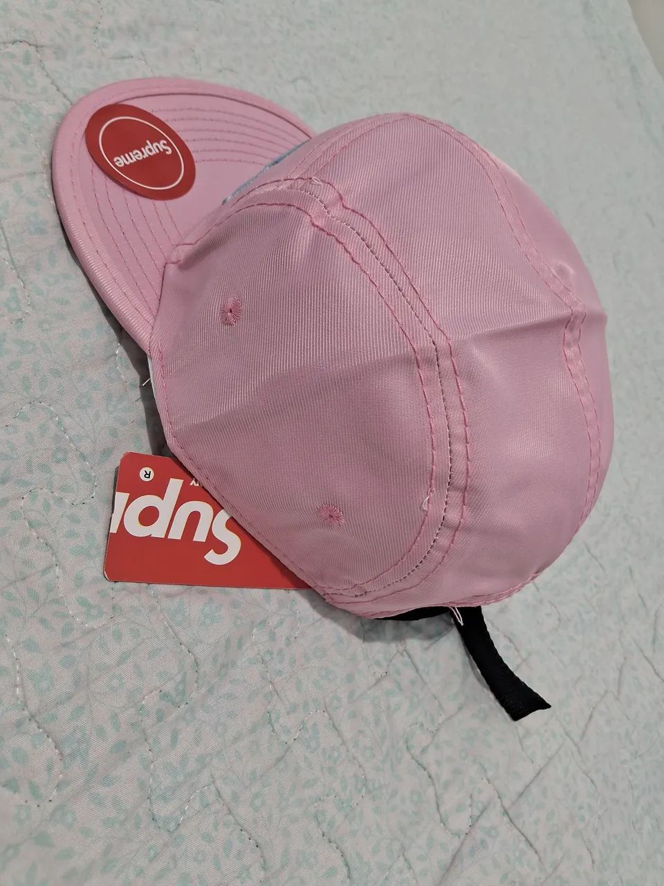 Boné Supreme Aba Reta Rosa - Foto 2