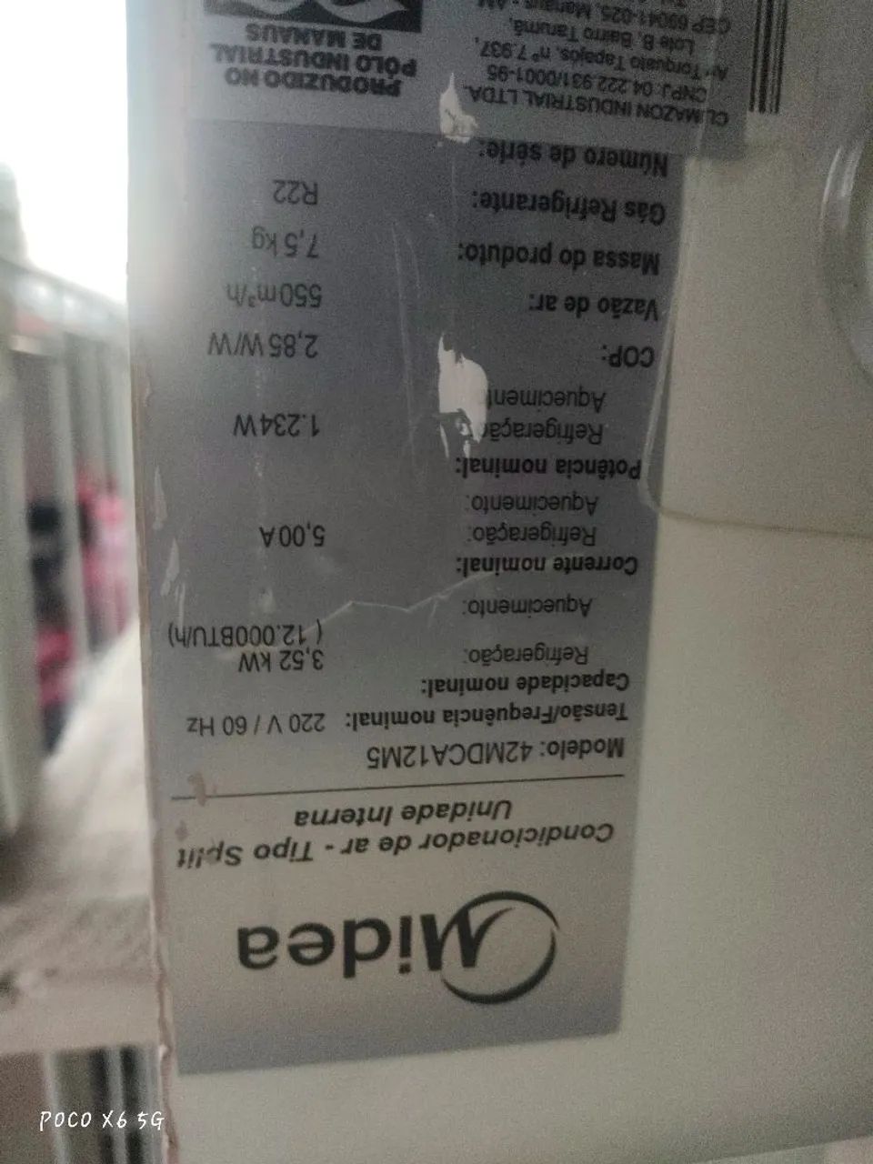 Ar Condicionado Split Midea 18.000 e 12.000 - Foto 2