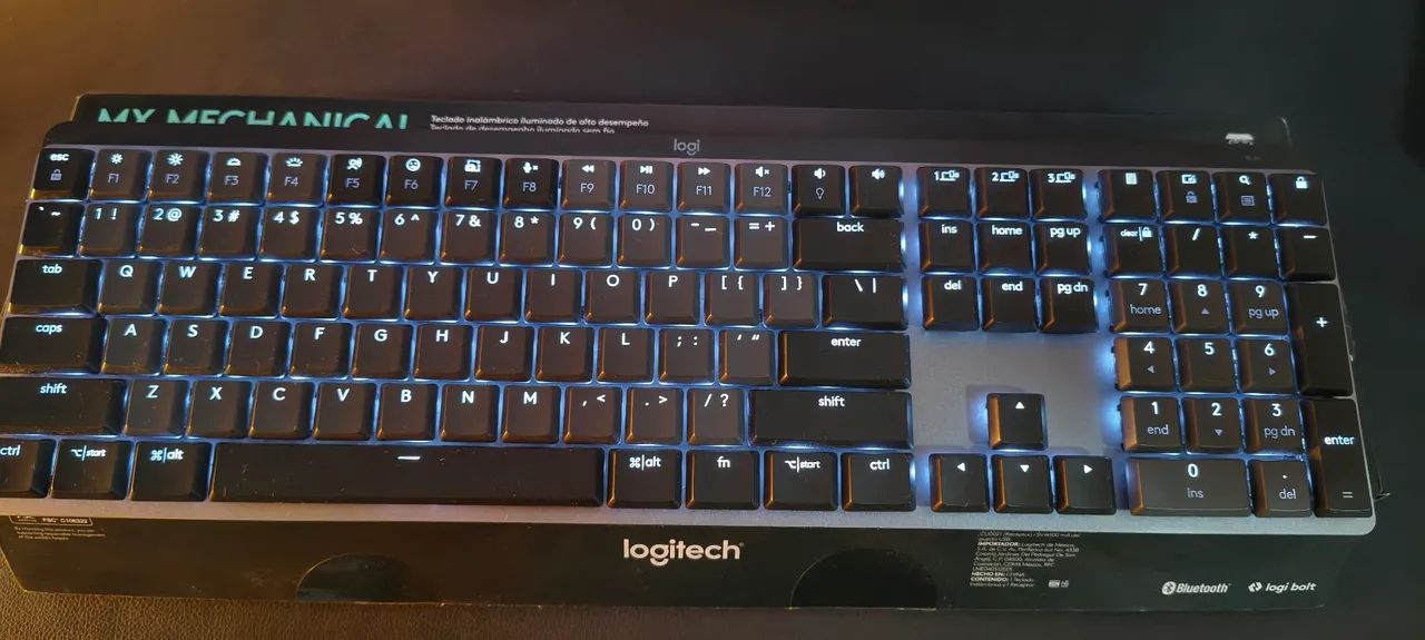 Teclado Mecânico Logitech MX Sem fio  - Foto 5