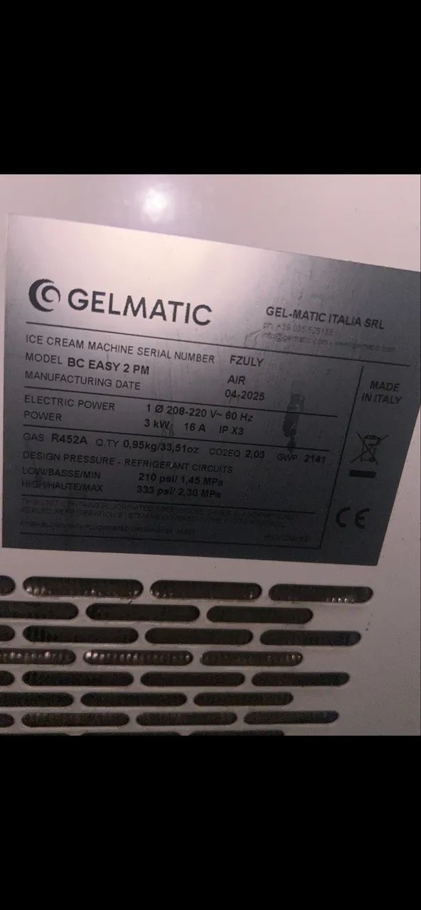 Máquina de sorvete expresso gelmatic - Foto 2