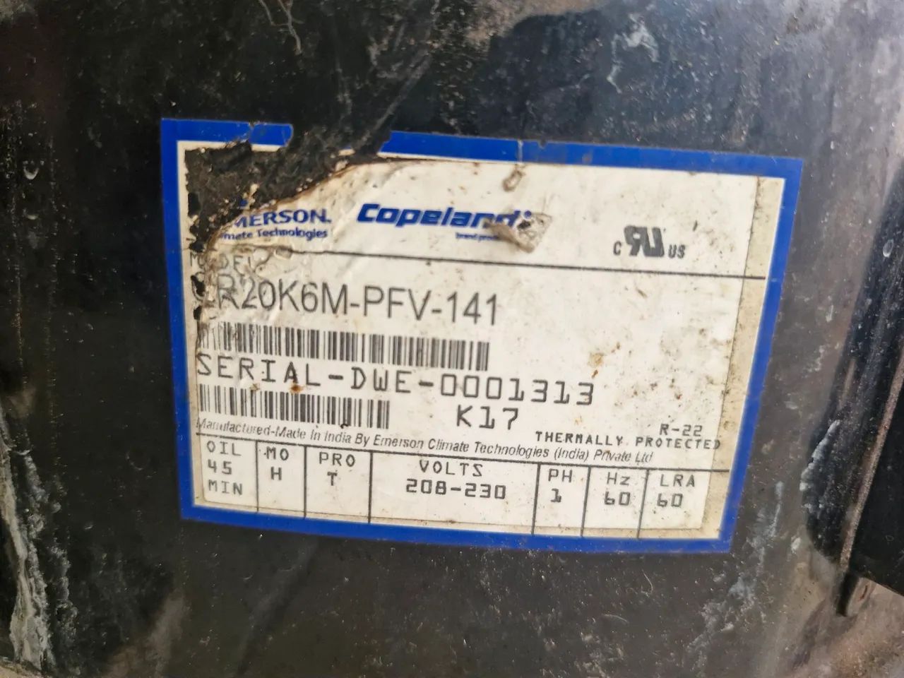 Compressor 1.5 HP funcionando  - Foto 2