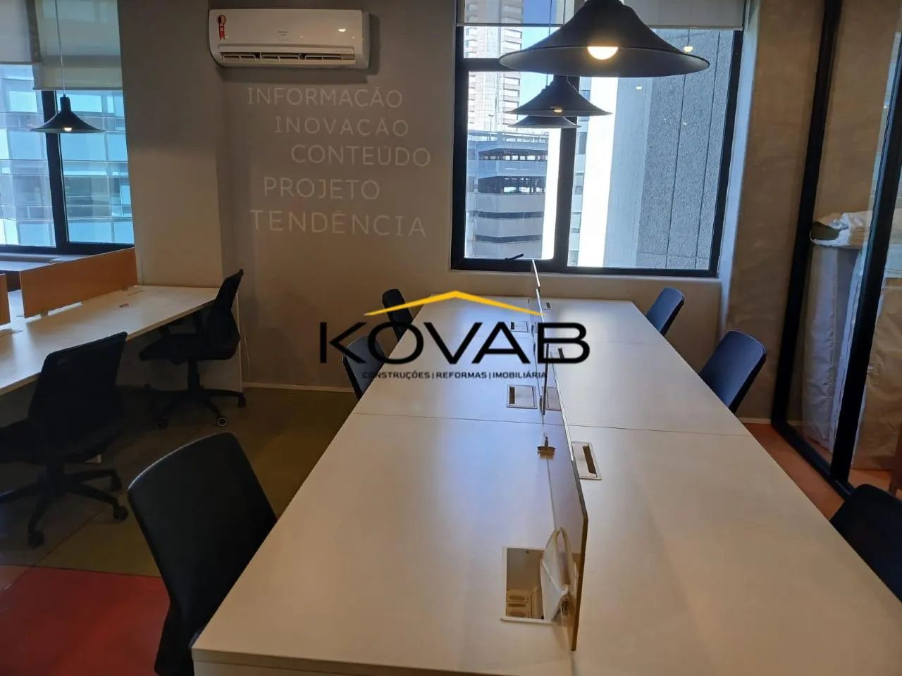 Locação conjunto comercial 140m² - Berrini Mobiliado Sala Linda!!!! - Foto 3