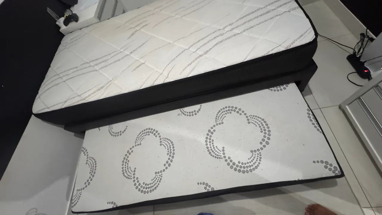 Cama solteiro com auxiliar  - Foto 3