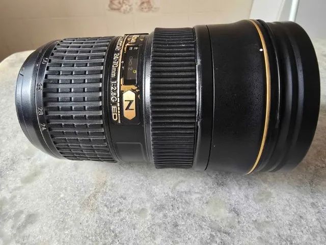 Lente Nikon 24-70mm F/2.8 Af-s Zoom Full Frme Somente Manual - Foto 4