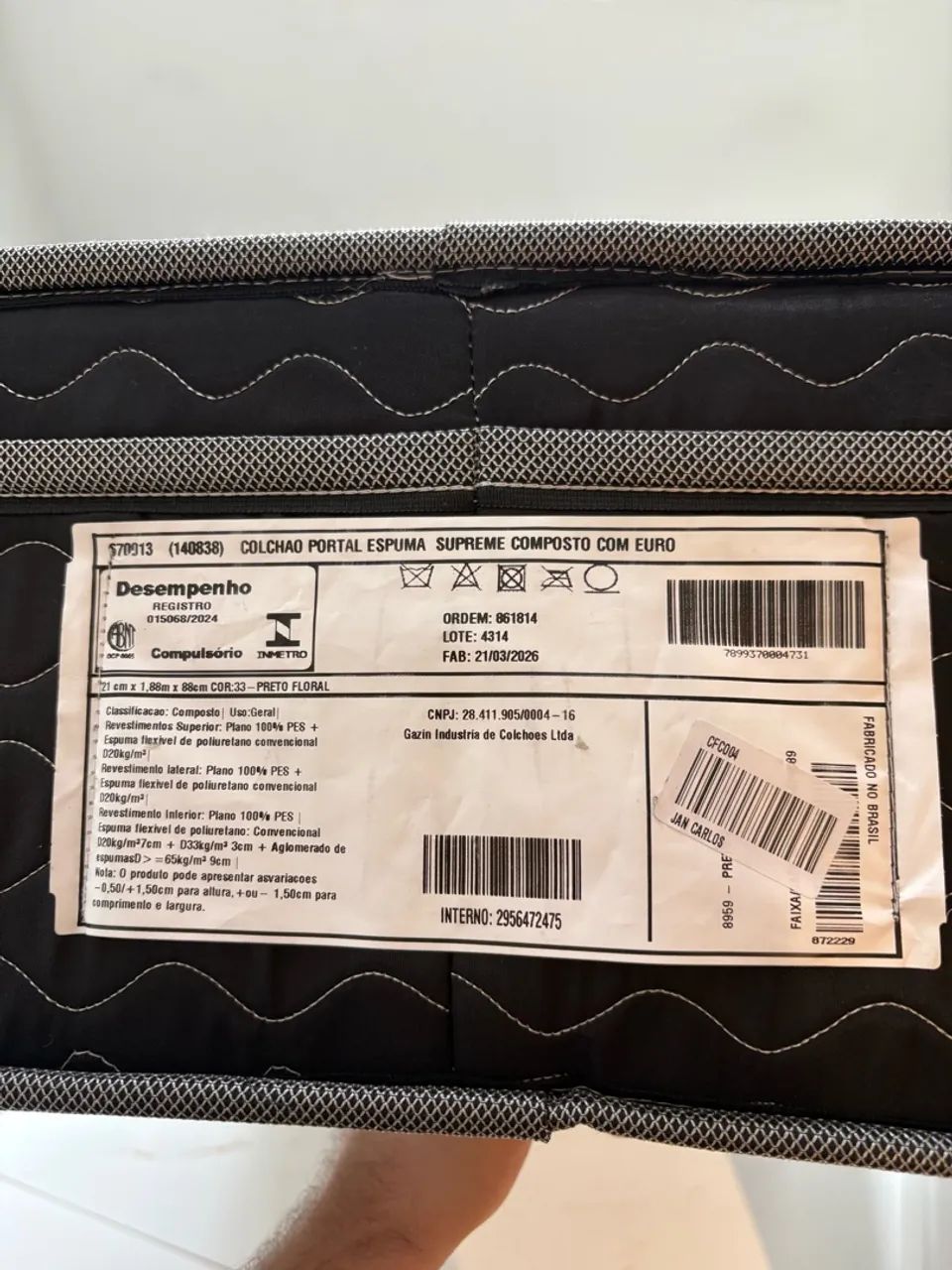 Cama Box Solteiro Ortobom (Pouquíssimo uso) - Foto 5
