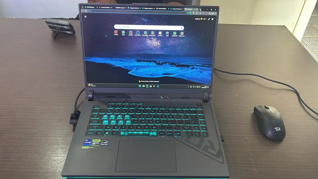 Assus Rog Strix G16 (troco em pc de mesa) - Foto 3