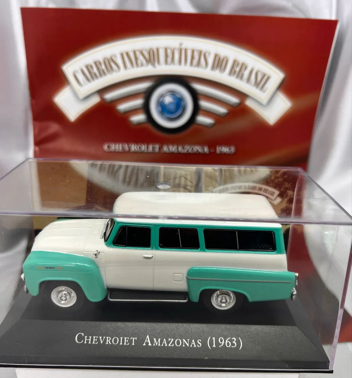 Chevrolet Amazonas 1963 Coleção Carros Inesquecíveis do Brasil - Foto 4