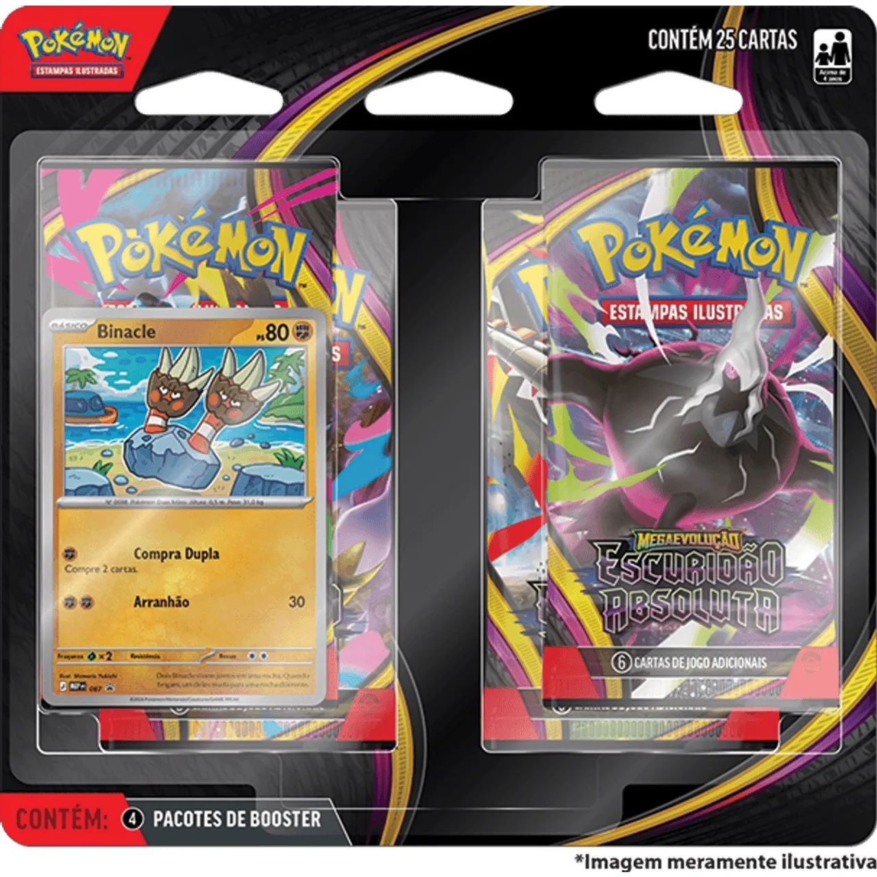 Pokémon Blister Quádruplo Escuridão Absoluta