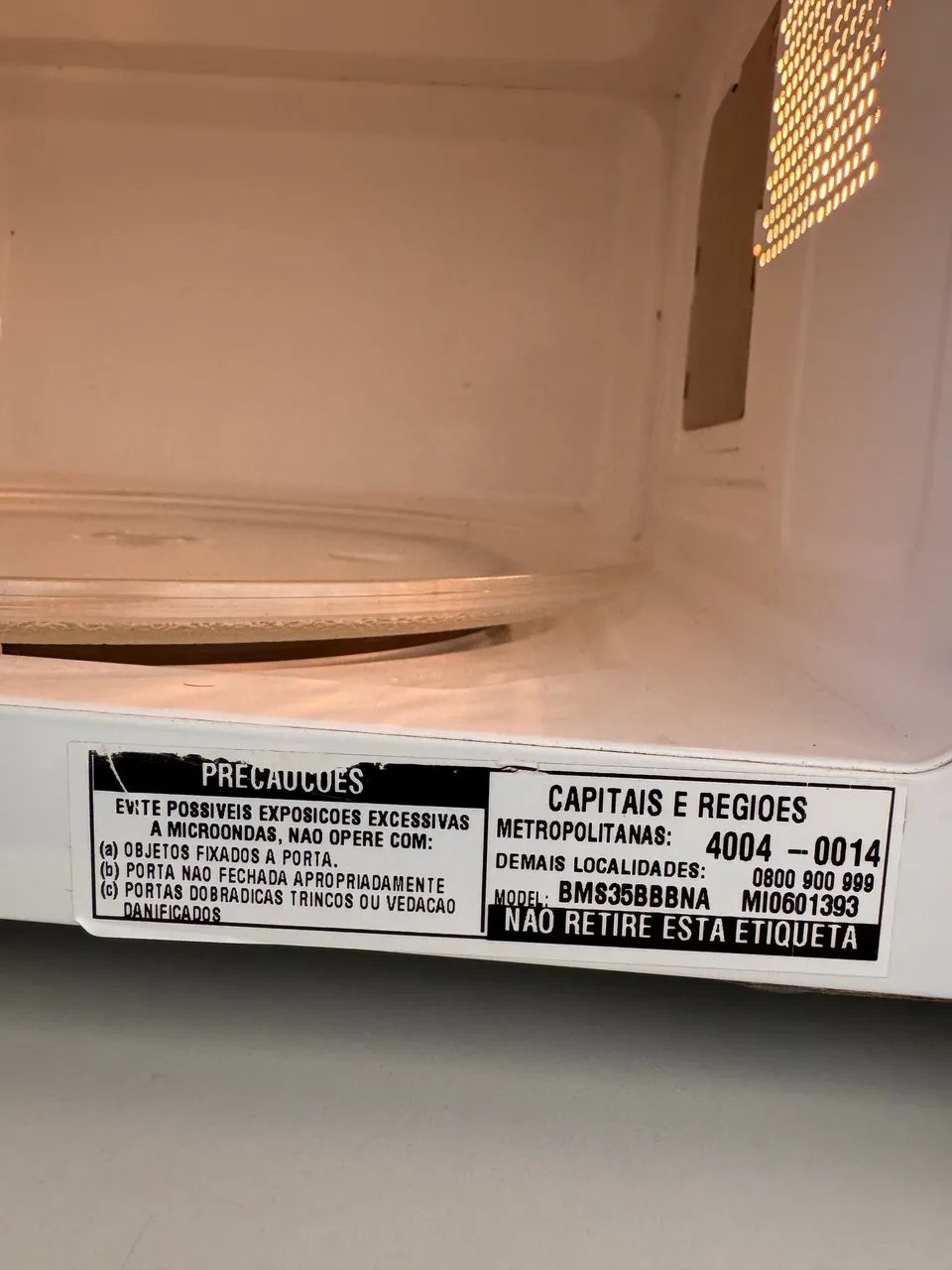 Micro-ondas Brastemp 30L Branco BMS35 - Foto 3