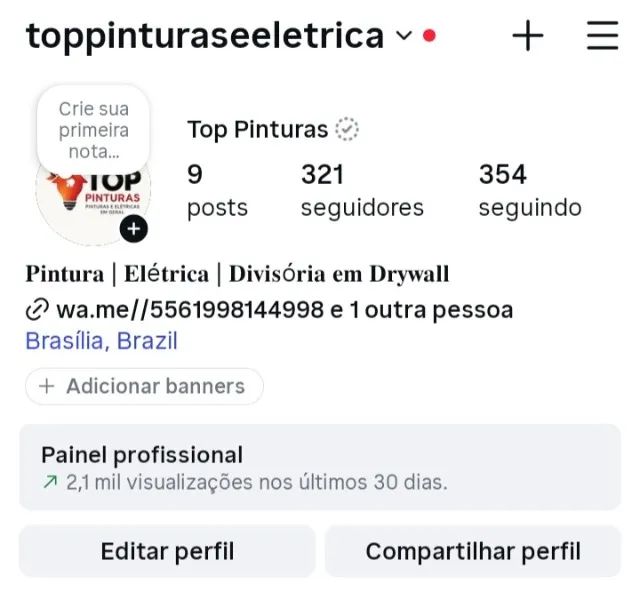 ELETRICISTA E PINTOR 